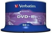 Verbatim DVD+R VERBATIM 4.7GB X16 DATALIFE MATT SILVER (50 SPINDLE) - 43815 1