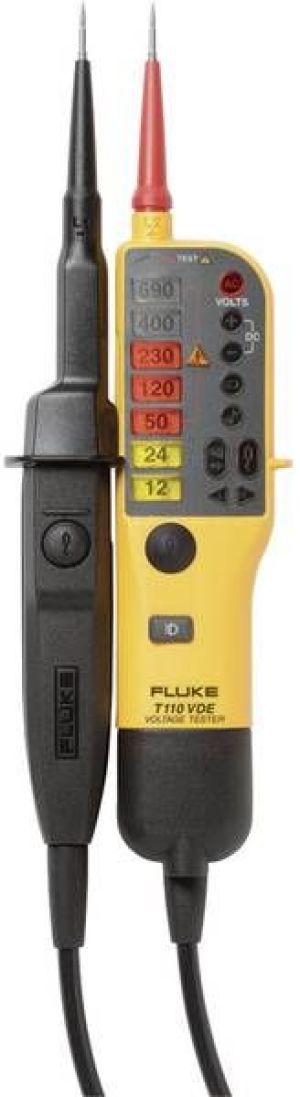 Fluke Tester dwubiegunowy napięcia i ciągłości obwodu LED 12-690V AC IP64 Fluke T110/VDE (4093088) 1