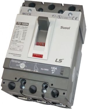 LSiS Wyłącznik mocy 160A 3P 50kA kompletny (TD160N FMU 160A 3P) 1