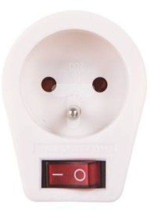 Emos Wtyczka-gniazdo z wyłącznikiem 10/16A 250V 2P+Z białe (P0027) 2