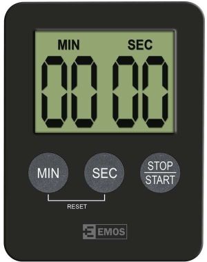 Minutnik Emos cyfrowy Magnes czarny (E0202) 2