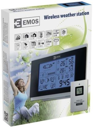 Stacja pogodowa Emos bezprzewodowa METEO (AOK-5018B) 3