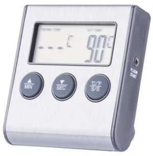 Emos Termometr do żywności z sondą i minutnikiem -20/+250 °C - E2157 2