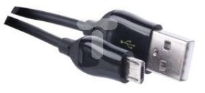 Kabel USB Emos USB-A - microUSB 1 m Czarny (SM7004B) 1