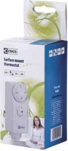 Emos Termostat ręczny T80 0-90°C 16A 230V biały (P5681) 2