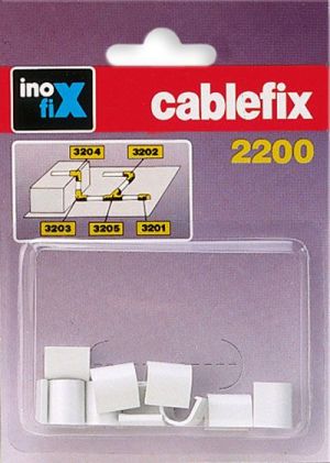 CABLEFIX Złączka prosta do rynienek ochronnych na kable 2200 biała blister 10szt. (3201-2) 1