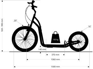 Hulajnoga inSPORTline Disparo Żółta 2