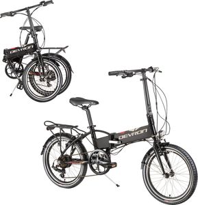 Rower elektryczny Devron Składany rower elektyczny Devron 20124 20" - model 2017 Kolor Czarny - 2170124DH3560 1
