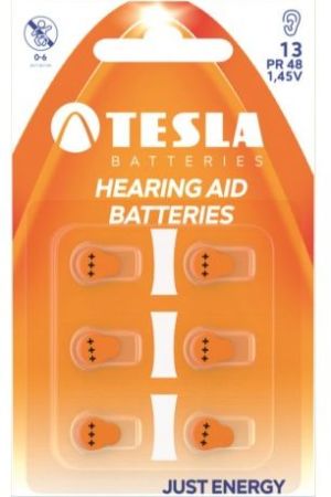 Tesla Bateria do aparatów słuchowych PR48 90mAh 6szt. 1