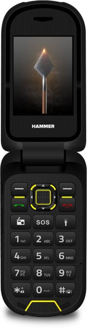 Telefon komórkowy myPhone Hammer BOW+ Dual SIM Czarno-żółty 3