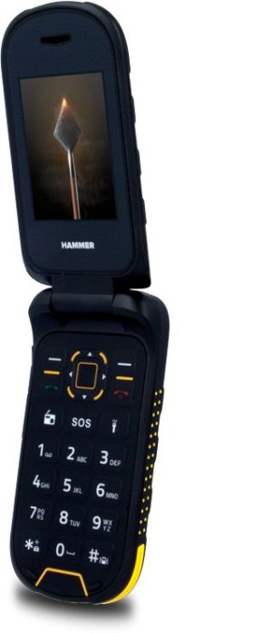 Telefon komórkowy myPhone Hammer BOW+ Dual SIM Czarno-żółty 4
