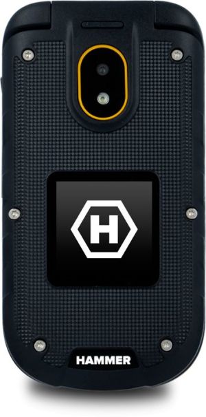 Telefon komórkowy myPhone Hammer BOW+ Dual SIM Czarno-żółty 1