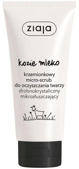 Ziaja Kozie Mleko Krzemionkowy micro-scrub do oczyszczania twarzy 75ml 1