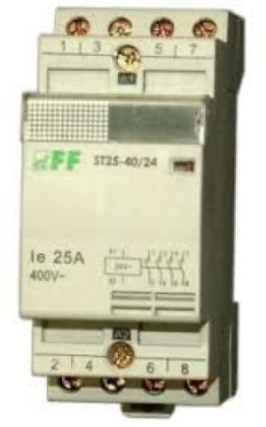 F&F Stycznik modułowy 25A 2Z 24V AC (ST25-20/24) 1