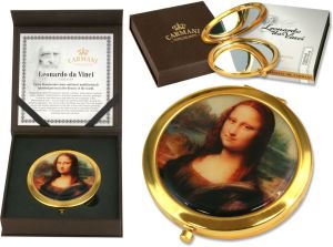 Lusterko kosmetyczne Carmani L. Da Vinci - Gioconda (box lux) - 181-1201 1