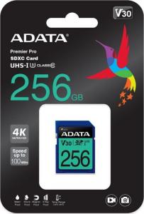 Karta ADATA Premier Pro SDXC 256 GB Class 10 UHS-I/U3 V30 (ASDX256GUI3V30S-R) 2