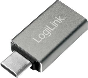Adapter USB LogiLink USB-C - USB Srebrny  (AU0042) 1