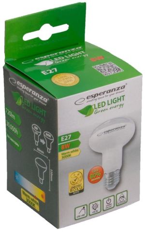 Esperanza LED E27, 8W, 80x110mm (ELL164) 2