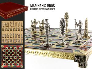 MARINAKIS BROSS Szachy - Egyptian Chess Set - 086-2801 1