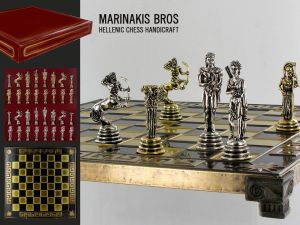 MARINAKIS BROSS Szachy - Athena Chess Set - 086-2802 1