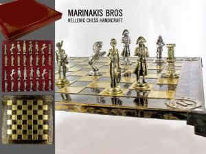 MARINAKIS BROSS Szachy - Napoleon Chess Set - 086-3808 1