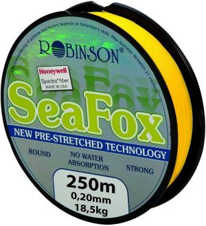 Sea Fox Plecionka 0.18mm, 150m, żółta (56-FL-118) 1