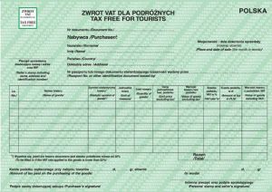 Michalczyk & Prokop ZWROT VAT DLA PODRÓŻNYCH A4 DRUK 180-1U 1
