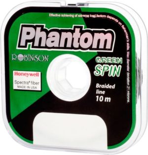 Robinson Plecionka przyponowa Phantom Green Spin 0.23mm, 10m (56-PT-223) 1