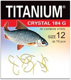Robinson Haczyk Titanium Crystal r. 12, 10szt (02-P-184G-12) 1