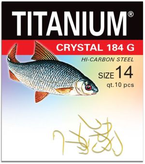 Robinson Haczyk Titanium Crystal r. 14, 10szt (02-P-184G-14) 1