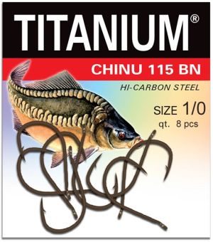 Robinson Haczyk Titanium CHINU r. 1/0 8szt (02-P-115BN-1/0) 1