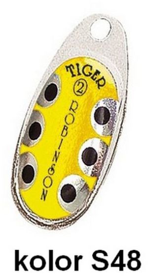 Robinson Błystka Tiger 1 żółta r. 1 (41-T1-S48) 1