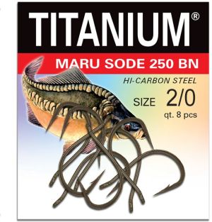 Robinson Haczyk Titanium Maru Sode r. 2/0, 8szt (02-P-250BN-2/0) 1