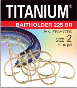 Robinson Haczyk Titanium BAITHOLDER (8 szt.) r. 2/0 (02-P-225BR) 1
