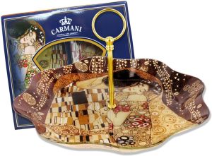 Carmani Talerz dekoracyjny G. Klimt Kiss - 198-8091 1