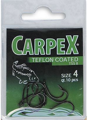 Carpex Haczyk Teflon Super Strong 8, r. 4 (10 szt.) (02-C-TSS8-004) 1