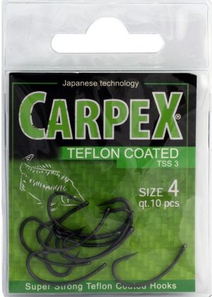 Carpex Haczyk Teflon Super Strong 3, r. 2 (10 szt.) (02-C-TSS3-002) 1