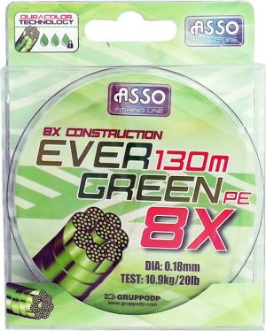 Asso Plecionka Ever Green 8X 0.12mm, 130m (56-Y-EG-012) 1