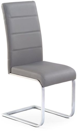 Halmar Krzesło K-85 popiel eco skóra/chrom Halmar (V-CH-K/85-KR-POPIEL) - 8030 1