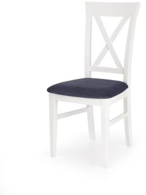 Halmar Bergamo Krzesło Biało-Granatowe 1