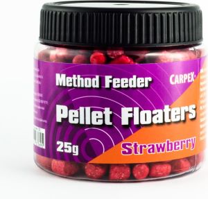 Carpex Method Feeder Pellet Floaters - Strawberry, 25g (64-MF-STR) 1