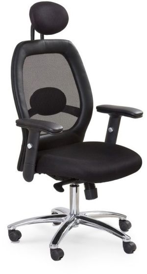 Krzesło biurowe Halmar MARK fotel gabinetowy czarny 1