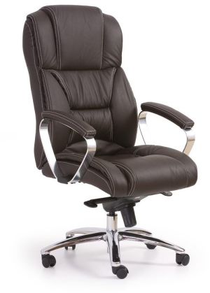 Krzesło biurowe Halmar Foster Brązowe 1