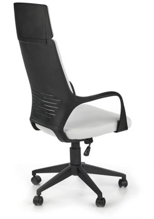 Krzesło biurowe Halmar VOYAGER fotel gabinetowy czarny / jasny popiel 2