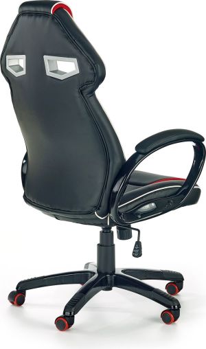 Krzesło biurowe Halmar Honor Czarno-czerwone 3