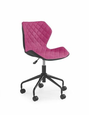 Krzesło biurowe Halmar Matrix Różowe 1