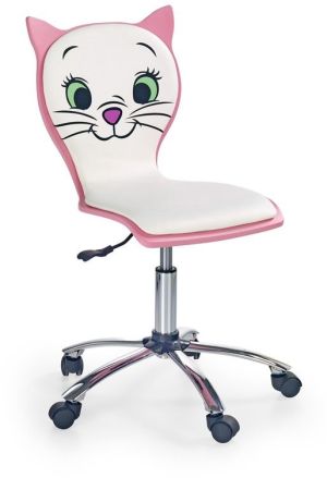 Krzesło biurowe Halmar Kitty 2 Białe 1