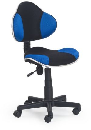 Krzesło biurowe Halmar FLASH fotel młodzieżowy czarno-niebieski 1