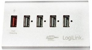 HUB USB LogiLink 5x USB-A 2.0 (UA0224) 2