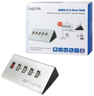 HUB USB LogiLink 5x USB-A 2.0 (UA0224) 7